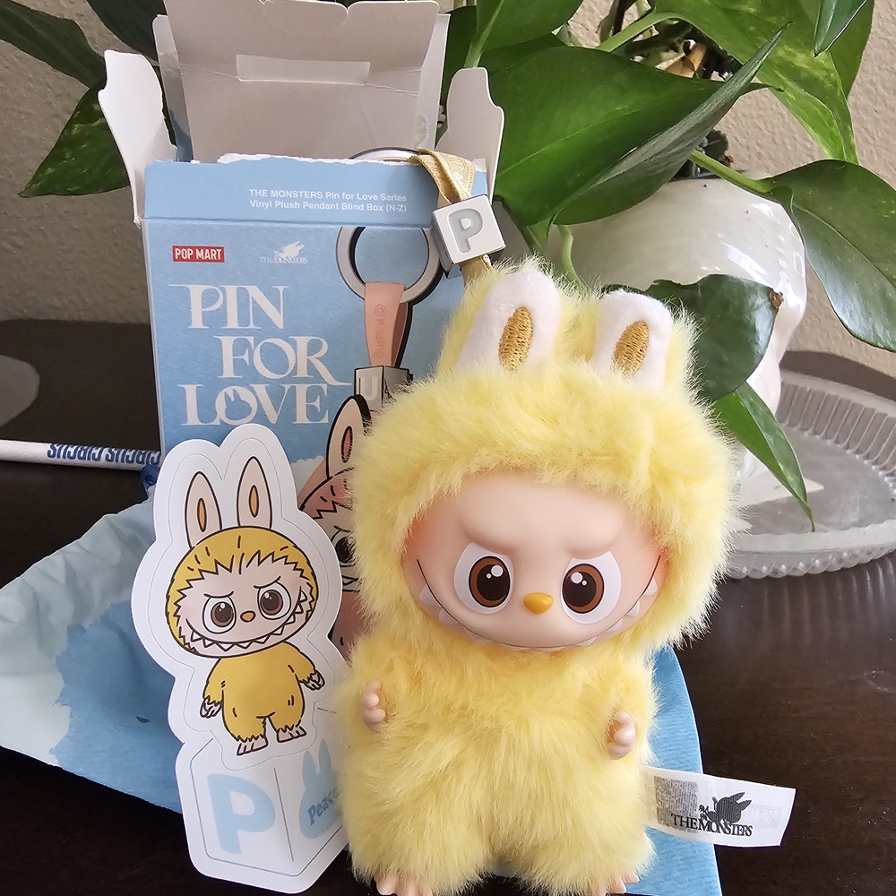 PIN FOR LOVE LETTER "P" OPENED BOX
